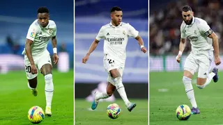 Vinicius Jnr, Rodrygo and Karim Benzema Bamboozle Real Sociedad’s Defence With Exceptional Skill; Video