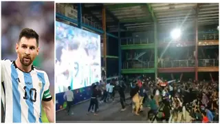 Crazy moment of how fans in Bangladesh celebrated Messi's goal against Mexico, video
