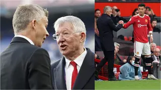 Alex Ferguson Aims Dig at Solskjaer for Starting Cristiano Ronaldo From the Bench Against Everton