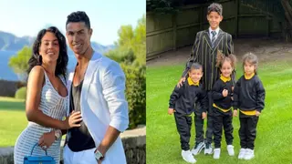 Cristiano Ronaldo's Lover Georgina Shares Amazing Picture of Their Children's First Day in New School