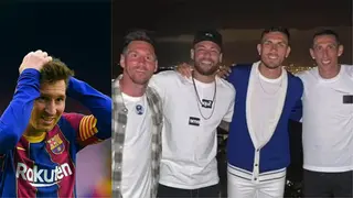 Lionel Messi spotted dining with players of top European giants before exit at Barcelona