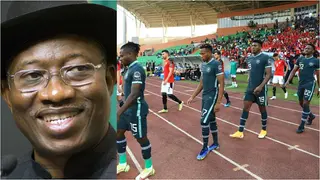 Former President Goodluck Jonathan reacts as Super Eagles maintain 100% record at AFCON 2021