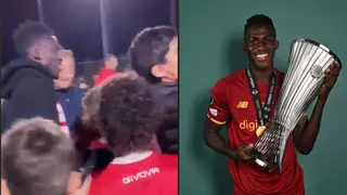 Ghana's Youngest European Champion Mobbed By Young Fans in Italy; Video