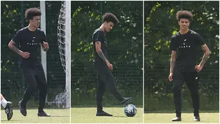 In Photos: Mason Greenwood spotted training for the first time since his arrest