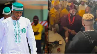 Victor Osimhen Leaves Nigerian Musician Davido 'Star Struck' After Attending Wedding: Video