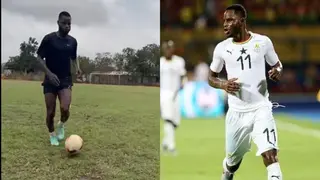 Video of former Villareal star stepping up training as he eyes Black Stars return ahead of World Cup drops