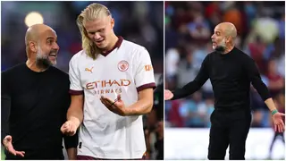 Guardiola, Haaland clarifies halftime argument that made City boss block camera