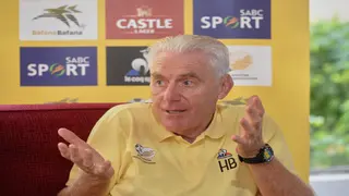 Bafana Coach Hugo Broos Says That They Are Playing 'Weaker' Opponents Botswana and Sierre Leone for Confidence