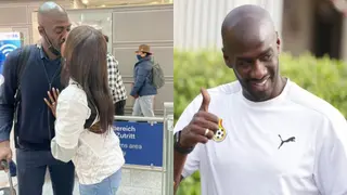 Ghana's World Cup hero shares romantic moment with partner as he celebrates qualification
