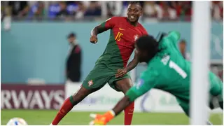 Qatar 2022: Portugal winger Rafael Leao caught smiling before he scored against Ghana