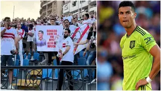 Fans of one of Africa's greatest clubs Beg wantaway Manchester United star Ronaldo to join them