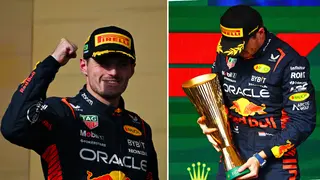 Max Verstappen sets new Formula 1 record as Charles Leclerc crashes at Brazil GP