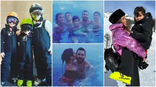 6 Best Photos of Messi and His Family Holidaying in the Chilly Swiss Alps