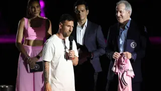 Lionel Messi unveiled by Inter Miami: Argentine superstar met by thousands of fans in USA