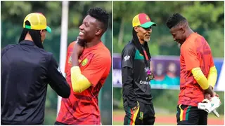 Andre Onana Shares Heartwarming Moment With Cameroon Coach Rigobert Song After Short Exile