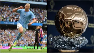 Erling Haaland confident of beating Messi to win the Ballon d'Or