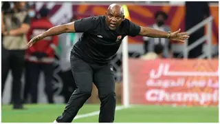 Pitso Mosimane: South Africa Tactician Shares Pictures of His First Training Session With Abha Club