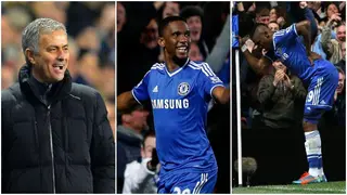 When Samuel Eto’o clapped back at Jose Mourinho’s ‘old man' jibe with cheeky goal celebration
