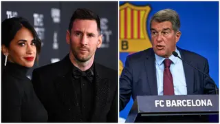 No public meeting between Messi and Barcelona president Laporta at FIFA awards