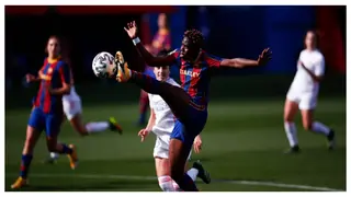 Nigerian striker scores brace in El Clasico as Barcelona crush Madrid