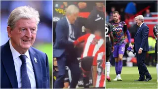 Premier League’s oldest manager Roy Hodgson excites fans after appearing to want to confront rival player