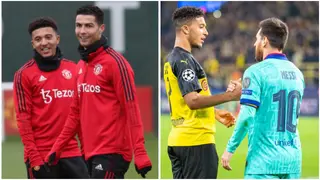 Ronaldo Versus Messi: Jadon Sancho Settles GOAT Debate With Astonishing Remark