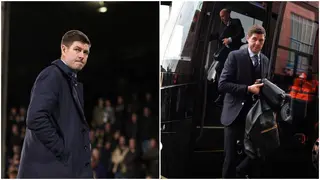 Steven Gerrard travels on team bus despite getting sacked shortly after Aston Villa defeat at Fulham