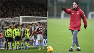 Mikel Arteta discloses who is to blame for Arsenal's surprise defeat to Aston Villa