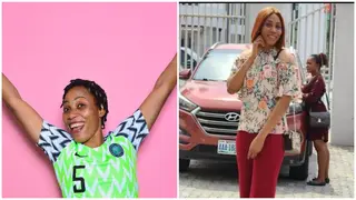 Super Falcons captain Ebi reveals the Nigerian food that keeps her playing active football at 40