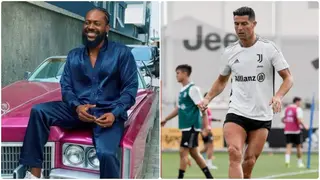 Nigerian music star Adekunle Gold begs Ronaldo not to join Man City, reveals what will happen if he joins them