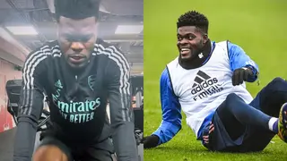 Major Injury Boost As Key Arsenal Player Thomas Partey Steps Up His Rehab