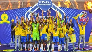 Mamelodi Sundowns Celebrate 12th Premier Soccer League Title in Style As Masandawana Lifts League Trophy