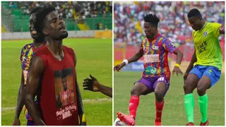 Afriyie Barnieh scores as Hearts of Oak defeat Bechem United to win FA Cup