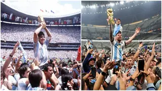 World Cup 2022: How Messi replicated Maradona's epic Mundial pose