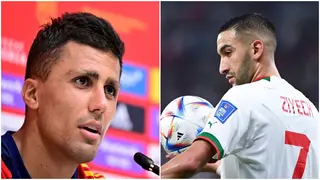 World Cup 2022: Manchester City’s Rodri Praises Chelsea’s Ziyech Ahead of Spain Morocco Match