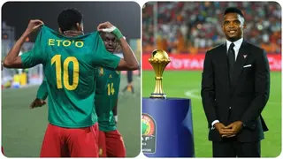 Cameroon legend Eto'o will be a proud father after watching video of his 18-year-old son score superb freekick