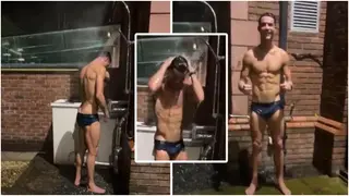 Video drops as Cristiano Ronaldo takes shower on Instagram Live