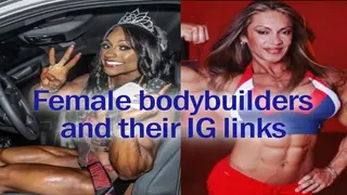 Who are the 12 ranked top female bodybuilders currently?