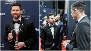 What Messi Said to Lewandowski at Laureus Awards Amid Barcelona Return Rumours