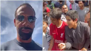 Rio Ferdinand refuses to sign Liverpool fan’s shirt in savage moment at Craven Cottage