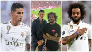 Real Madrid legend Marcelo welcomes former teammate James Rodriguez to new club