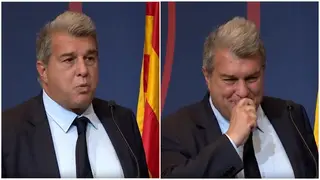 Watch Barca boss nearly in tears while addressing corruption allegations