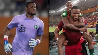 Nigeria's Stanley Nwabali speaks on his prematch ritual, names idol ahead of South Africa clash: Video