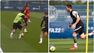 Lionel Messi Shows PSG Teammates How He Plans to Torment Opponents During Training Session