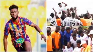 Footage of Hearts of Oak players cheering Barnieh moment his name was mentioned in World Cup squad emerges