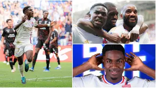 Ernest Nuamah Scores Scorcher Debut Goal in Lyon's Draw With Lorient: Video