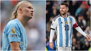 Haaland names one attribute he wants in Messi ahead of Ballon d'Or battle