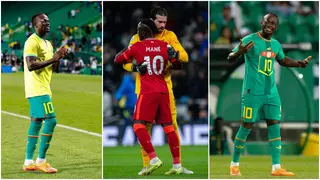 Sadio Mane Shares Warm Moment With Alisson After Scoring Stunner vs Brazil, Video