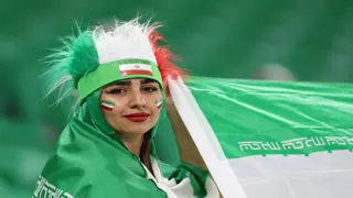 "No politics": Iran and USA fans mix at World Cup game