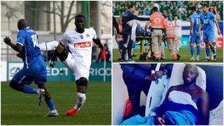 Bailly Visits Player He Injured With Horror Tackle at Hospital